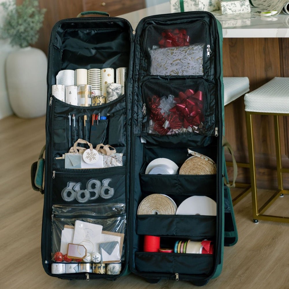 Deluxe Gift Wrapping Station & Storage - Christmas World
