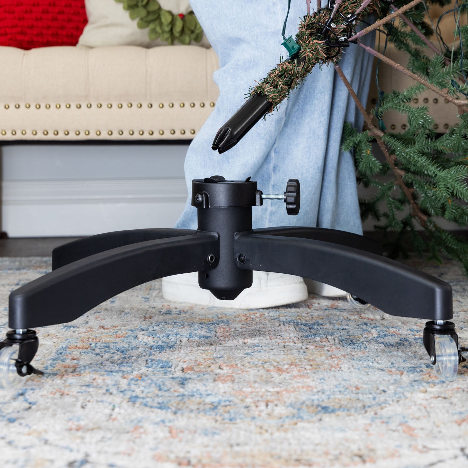 Universal Rolling Christmas Tree Stand - Christmas World