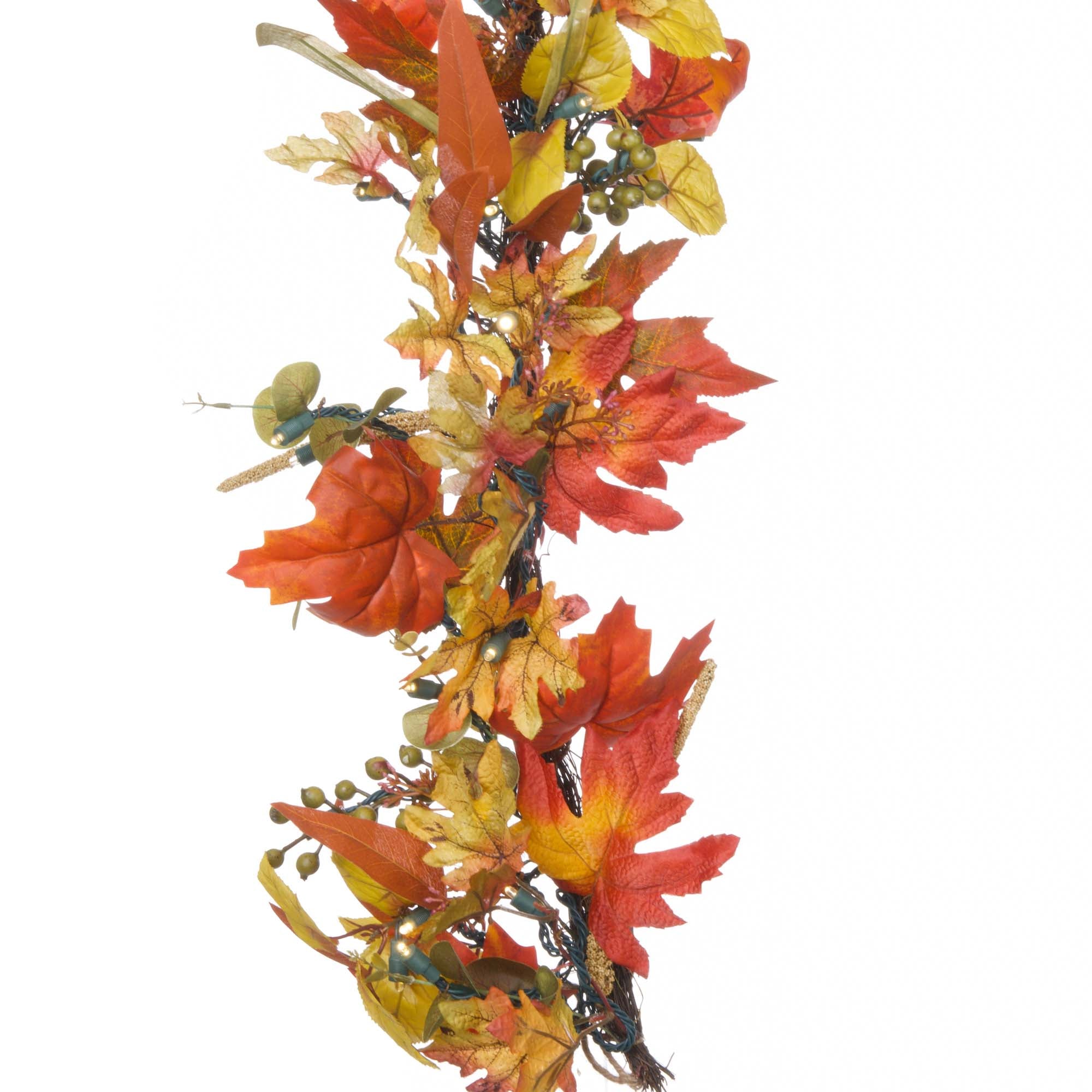 Fall Harvest Leaf Garland - Christmas World