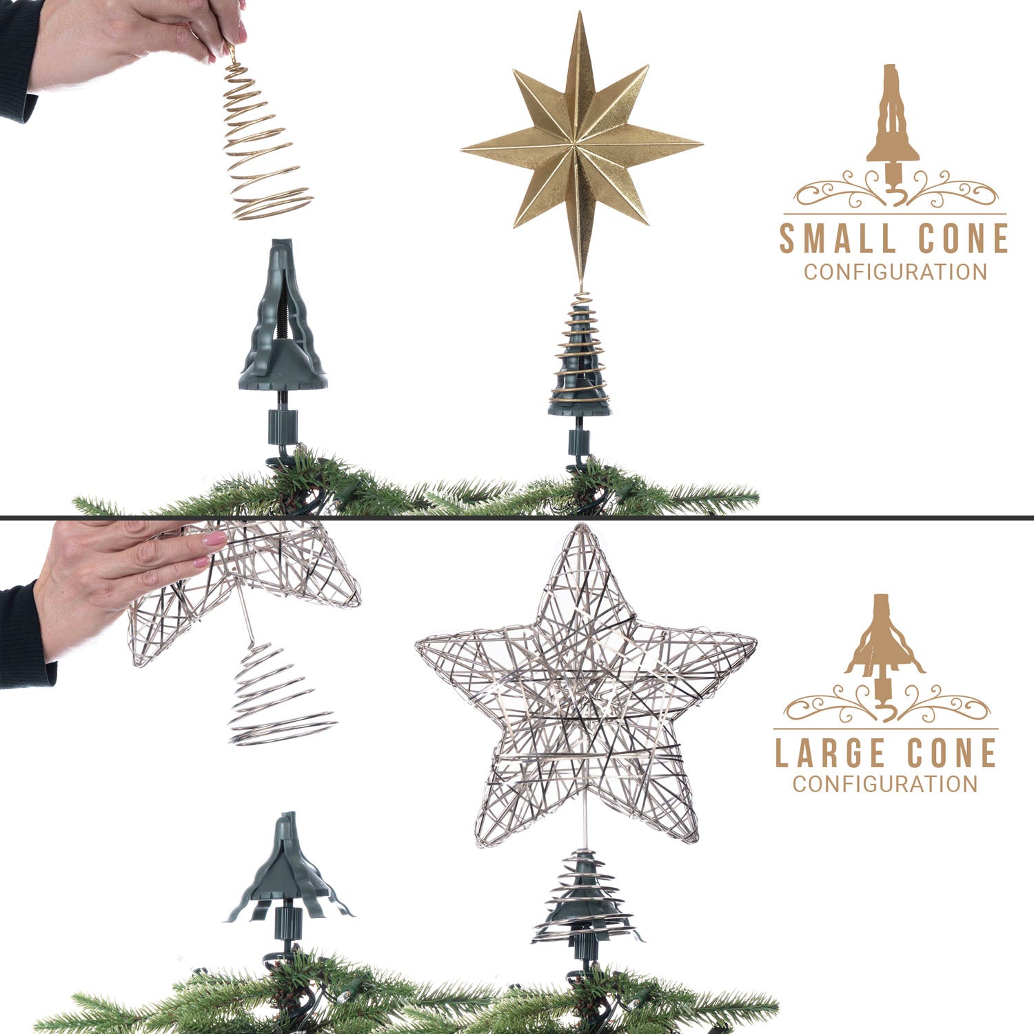 Christmas Tree Topper Holder - Christmas World