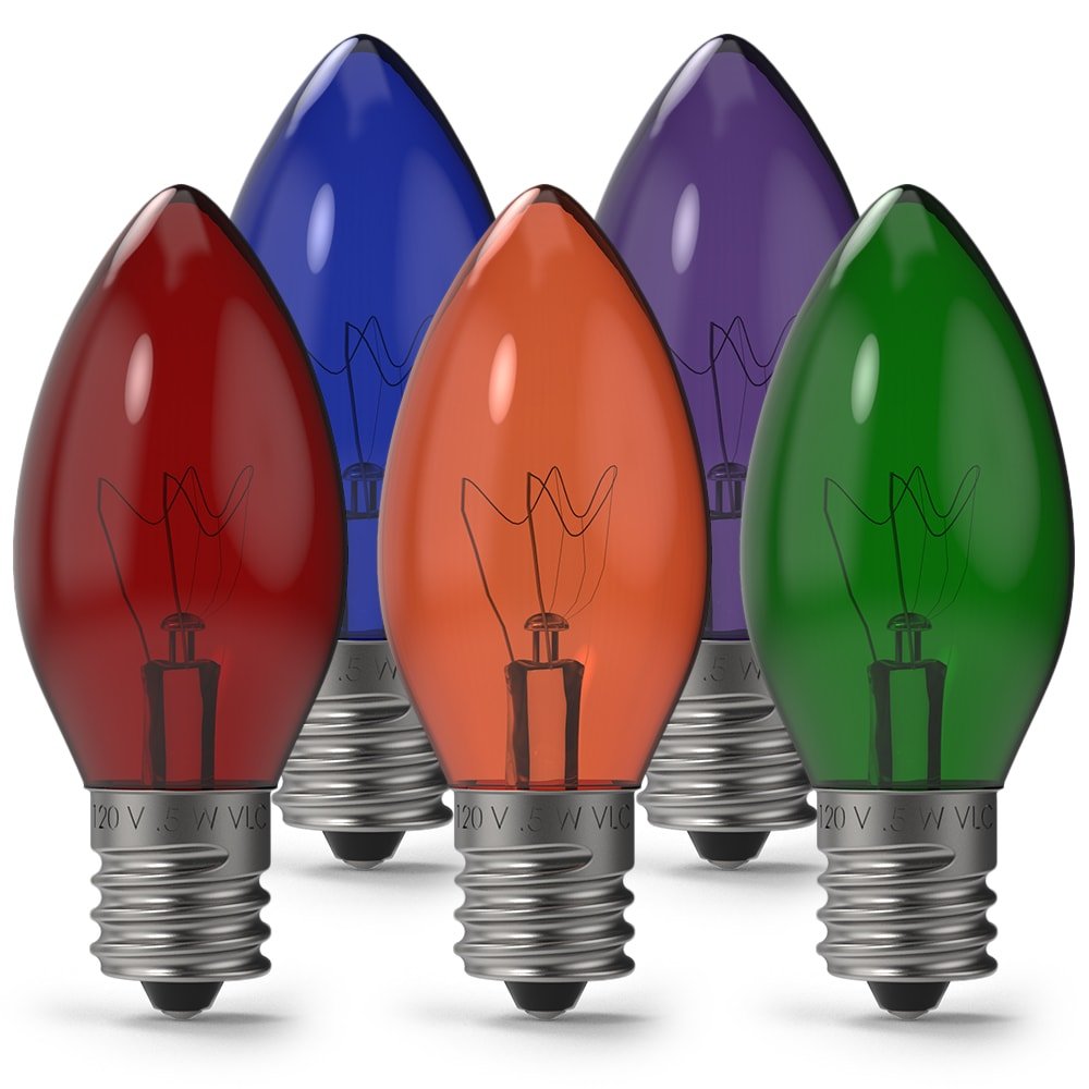 Transparent Incandescent Bulbs - Christmas World