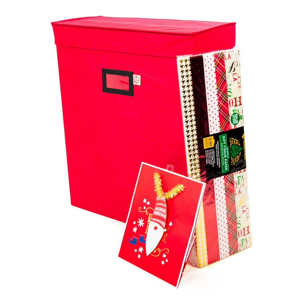 Gift Bag & Tissue Paper Storage Box - Christmas World