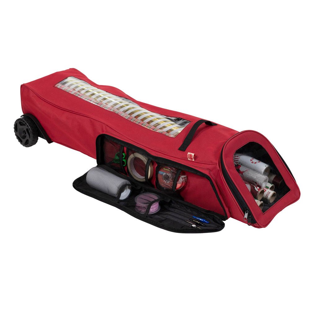 Rolling Wrapping Paper Storage Bag - Christmas World