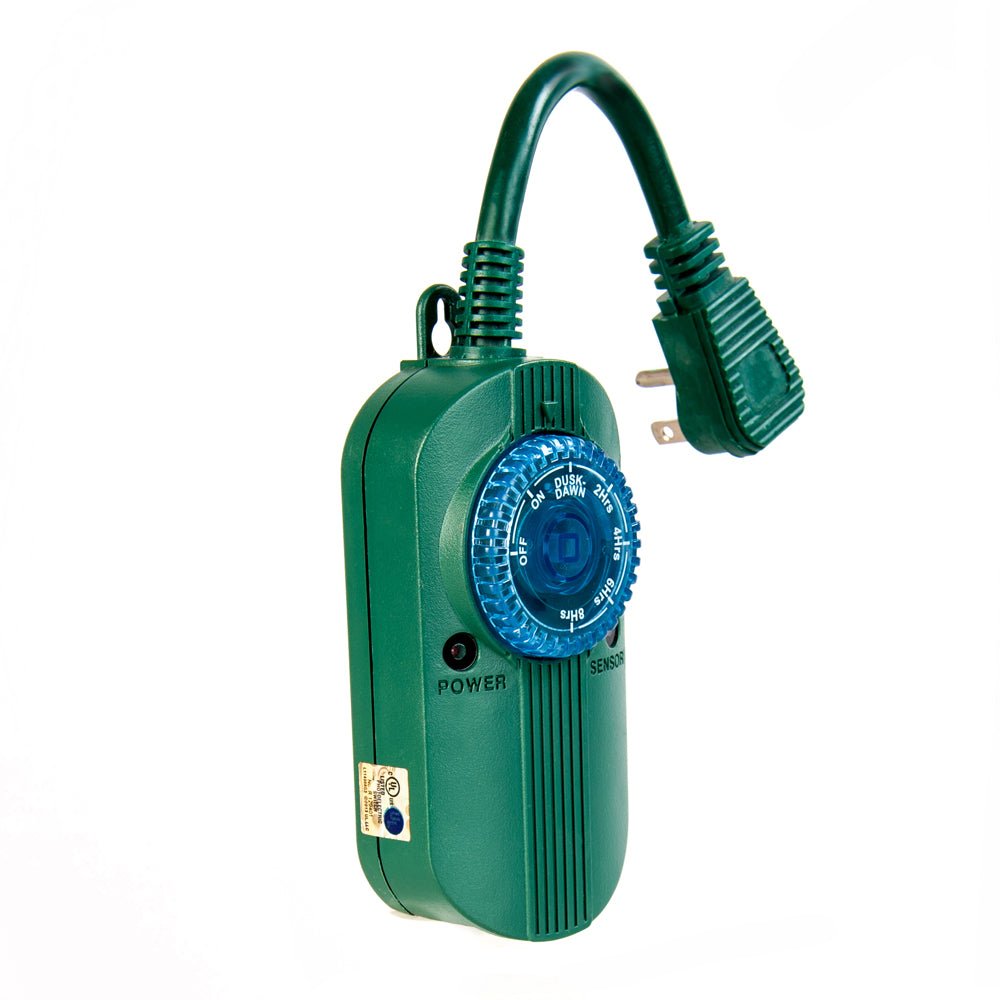 Mechanical Dial Timer With Photocell - Christmas World