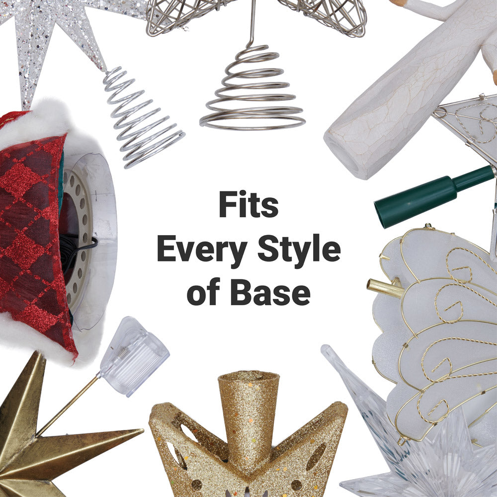 Christmas Tree Topper Holder Fits Every Style of Base