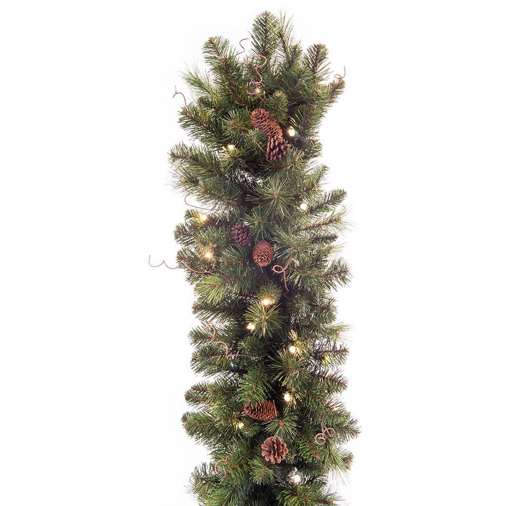 Black Forest LED Garland - 9 Foot - Christmas World