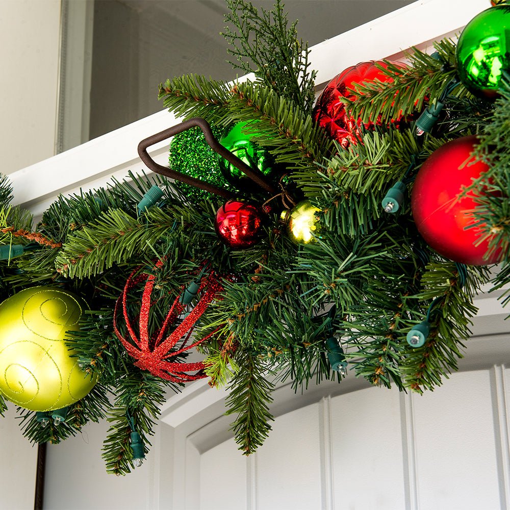 Slim Front Door Garland Hangers - Christmas World