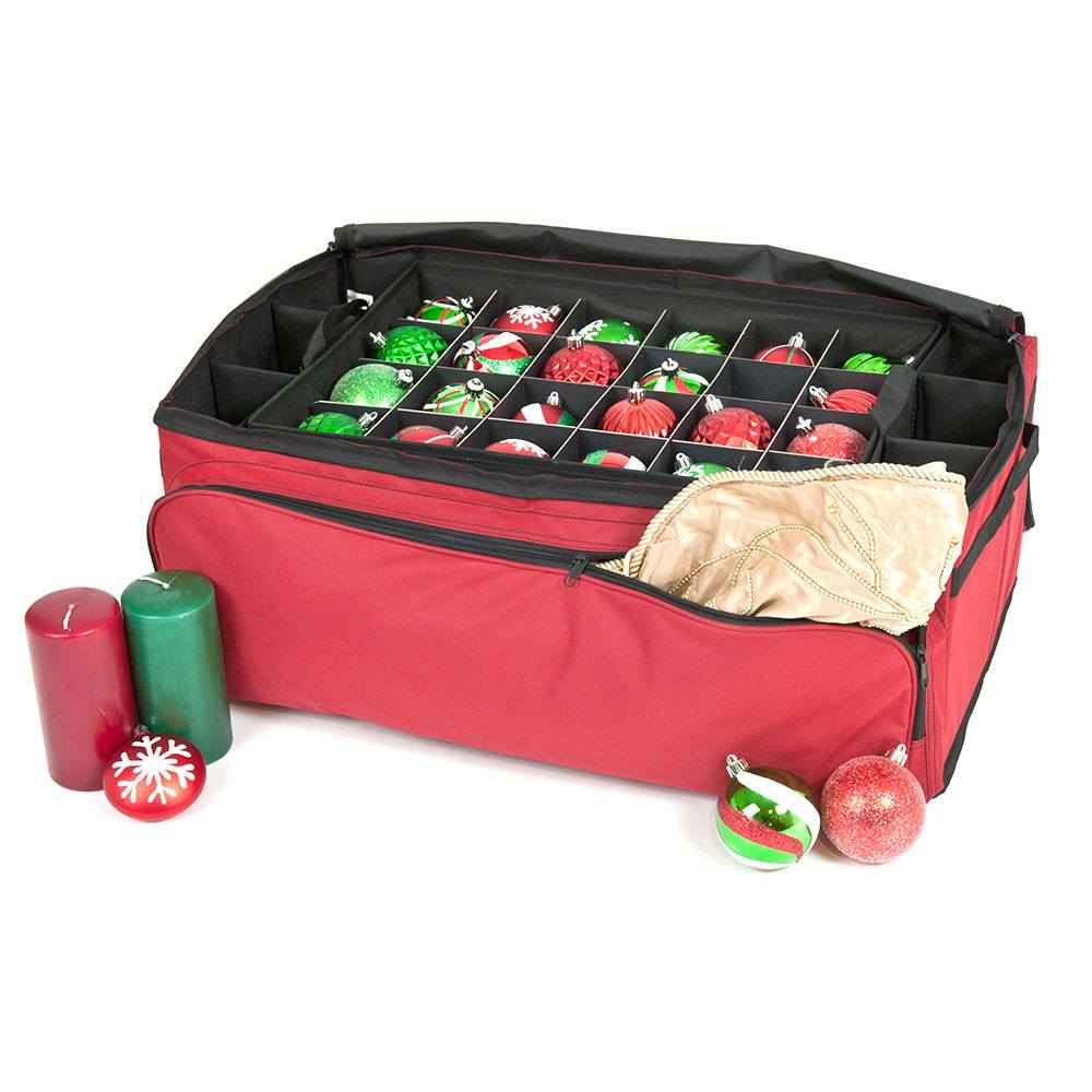 Three Tray Side Pocket Ornament Bag - Christmas World