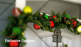 Christmas Garlands (Decorated) | Christmas World