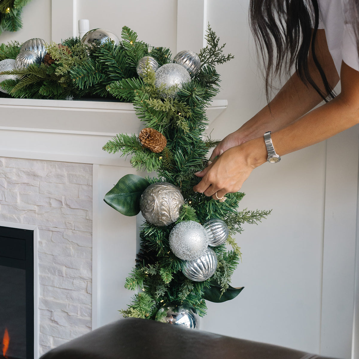 Silver & Pine Signature Garland