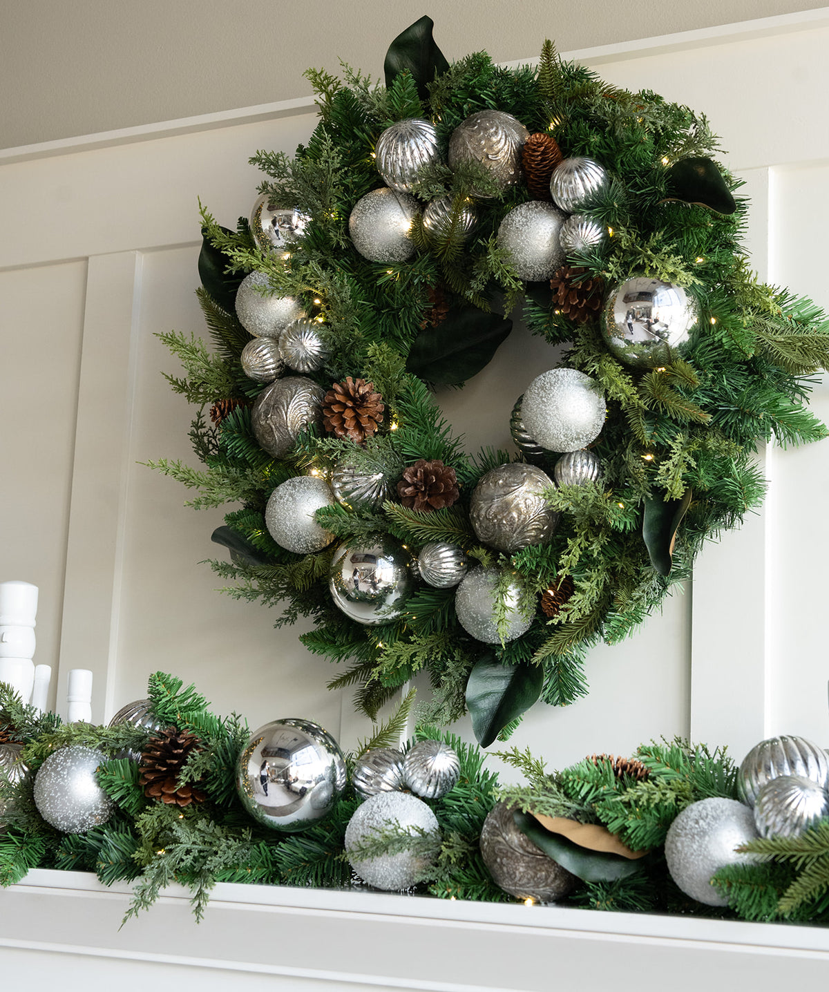 Silver & Pine Signature Wreath