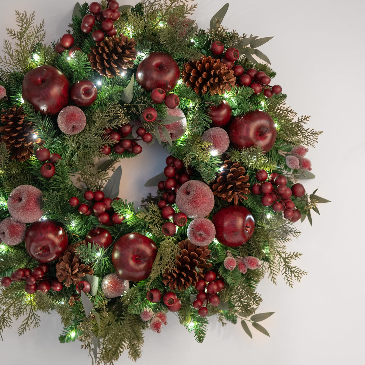 Orchard Apple & Pine Wreath - Christmas World