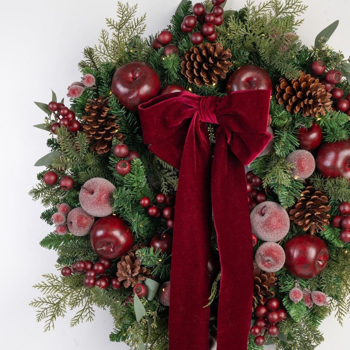 Orchard Apple & Pine Wreath - Christmas World