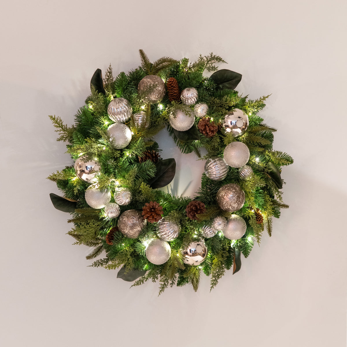 Silver & Pine Signature Wreath