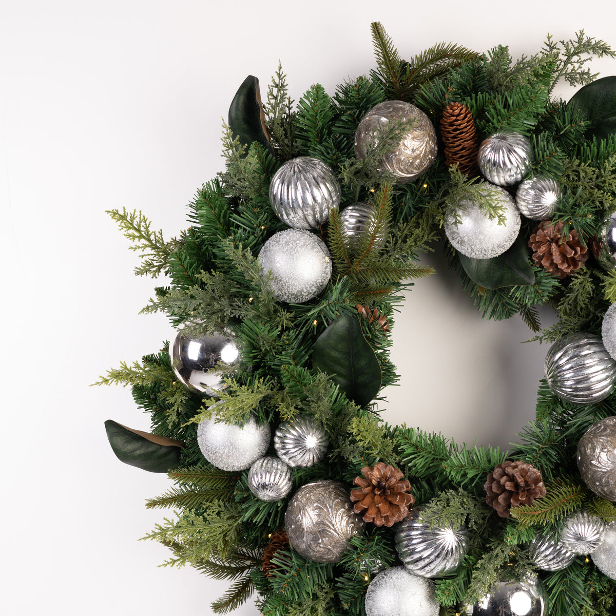Silver & Pine Signature Wreath