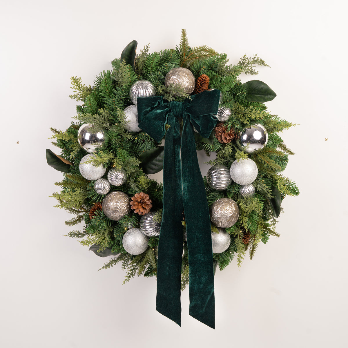 Silver & Pine Signature Wreath