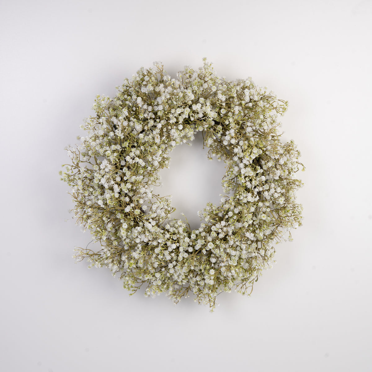 Baby's Breath Wreath - Unlit (30 Inch)