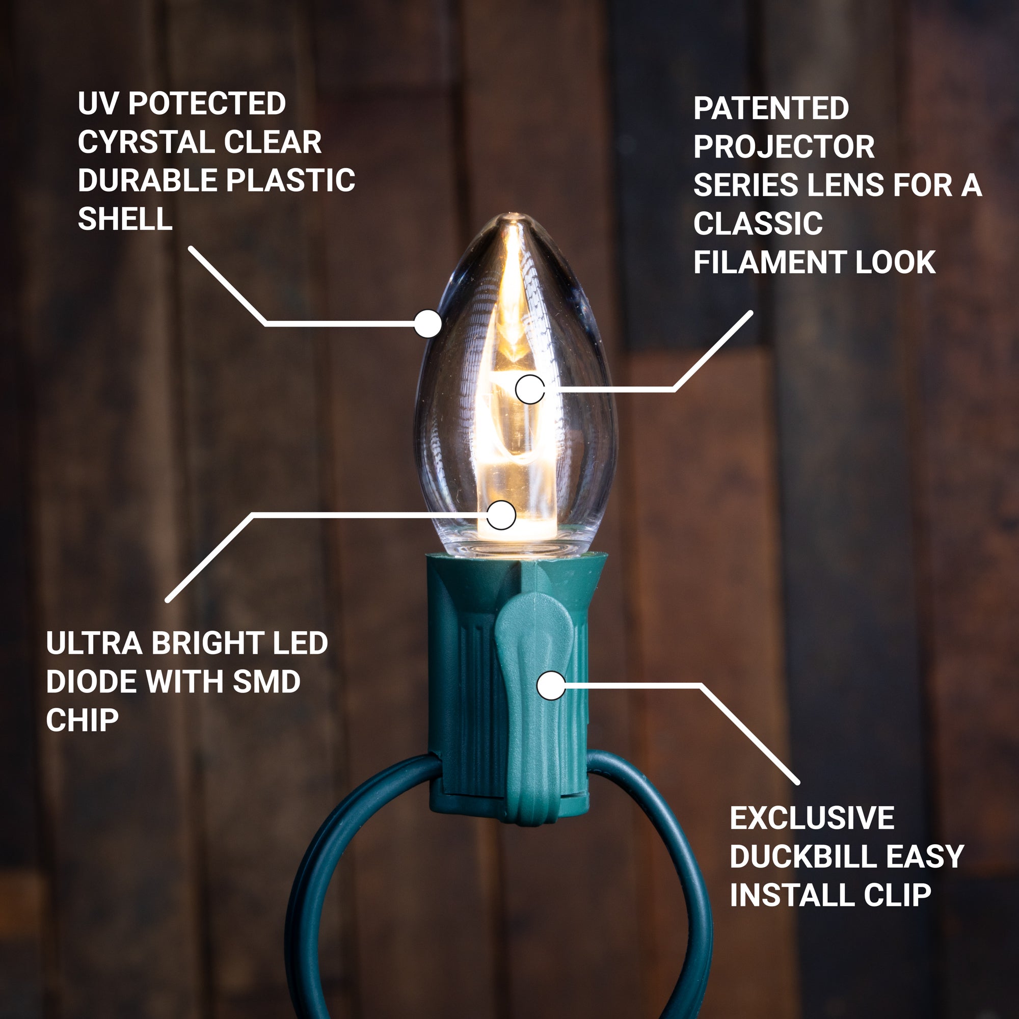 Christmas Light Bulb and Wire Set - Christmas World