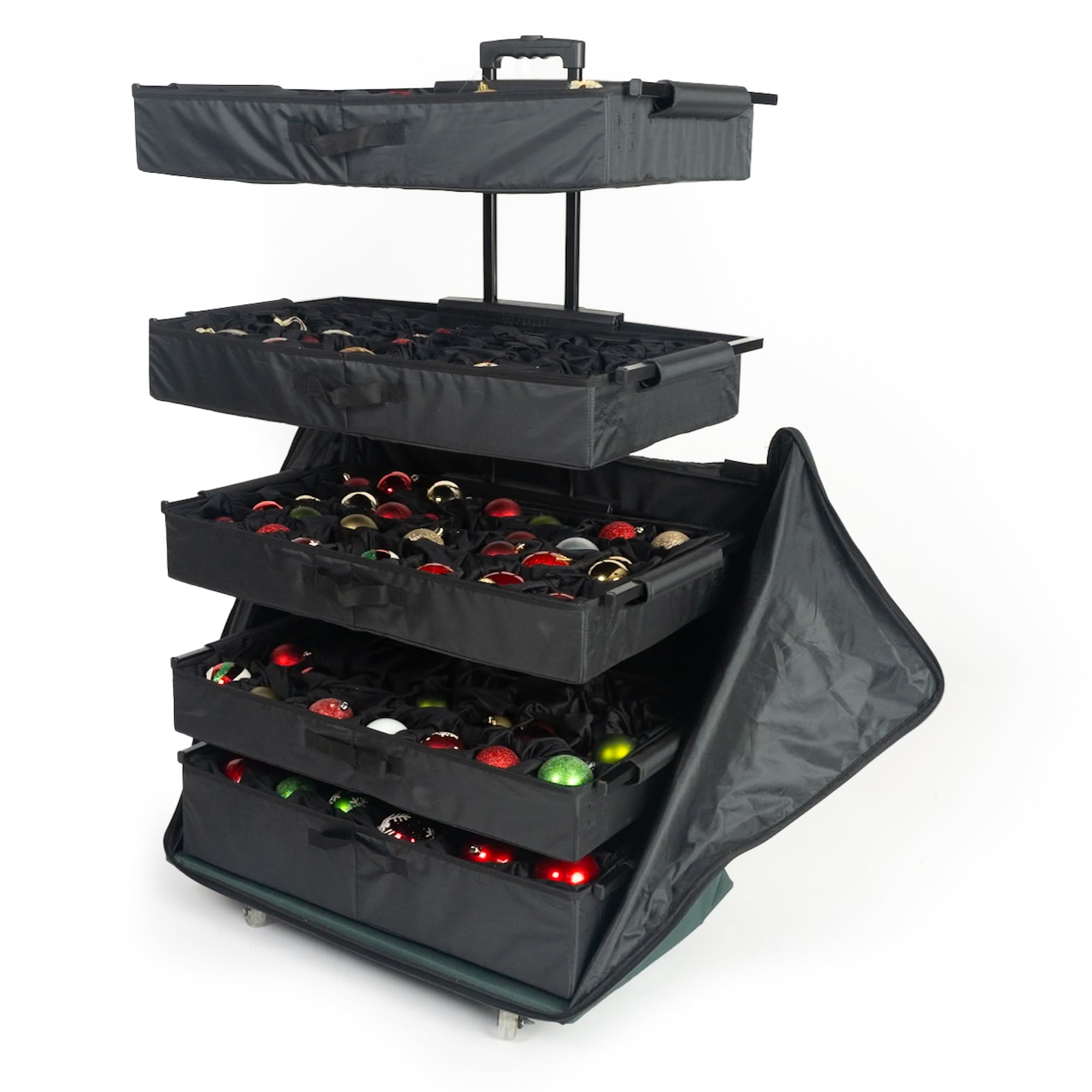 Rolling Ornament Storage (120+ Ornaments) | Christmas World