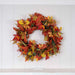 Fall Harvest Leaf Lighted Wreath Thumbnail | Christmas World