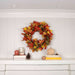 Fall Harvest Leaf Lighted Wreath Thumbnail | Christmas World