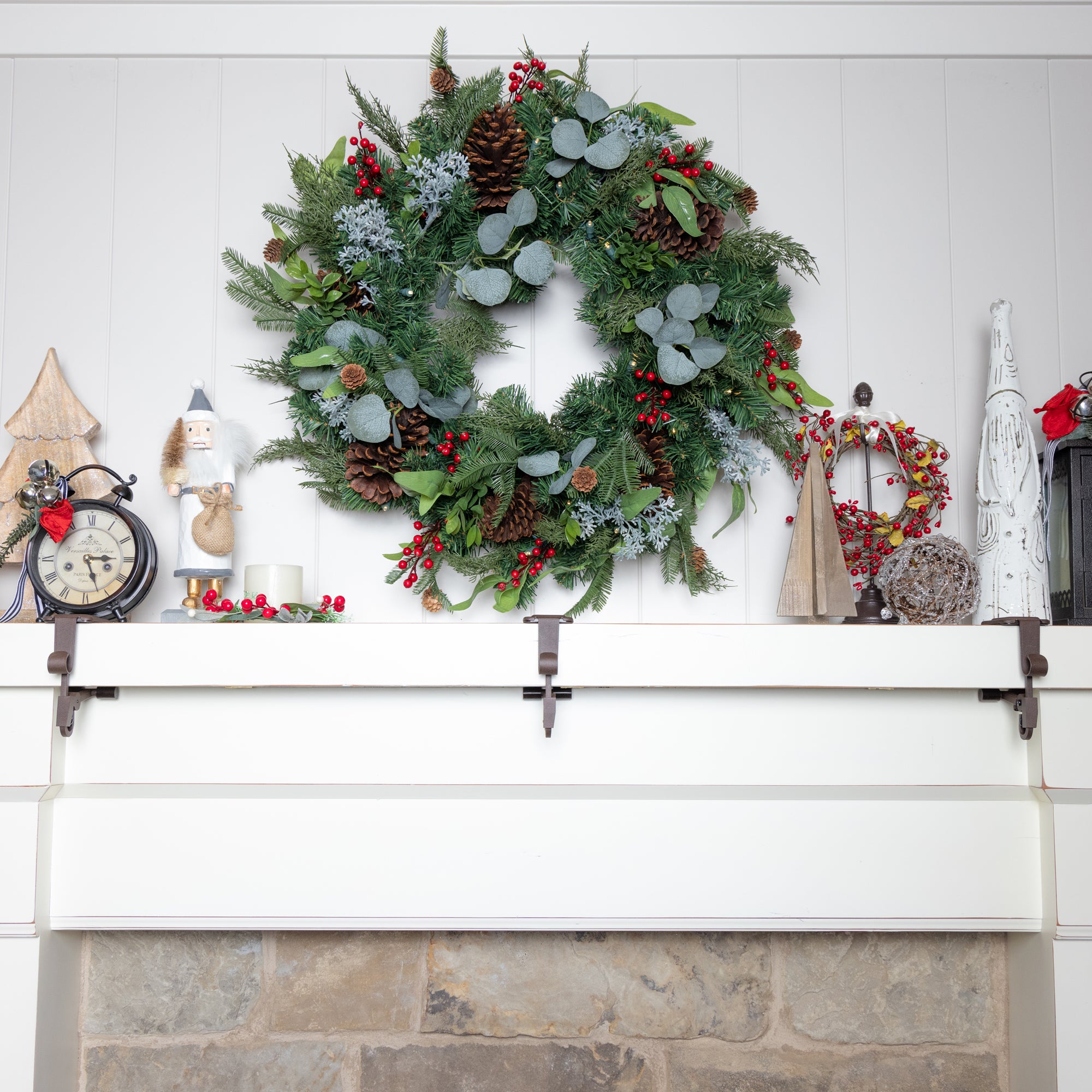 Christmas Stocking Holder & Garland Hook - Christmas World