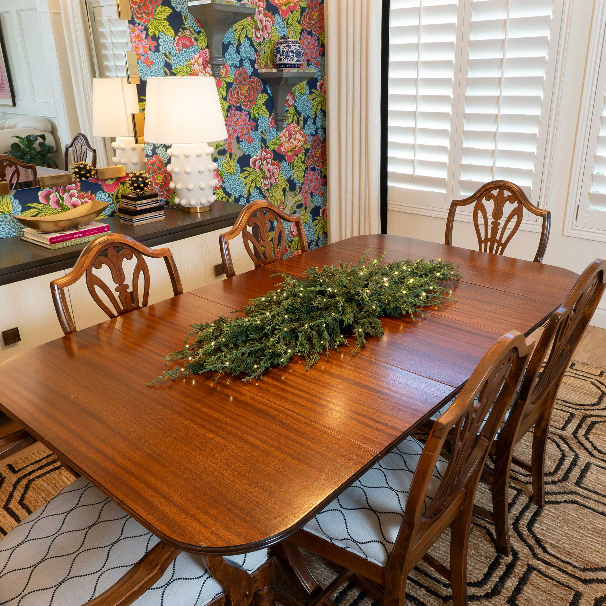 Cedar Pre - Lit Table Top Swag - Christmas World