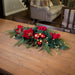 Golden Leaf Red Magnolia Table Top Centerpiece Swag Thumbnail | Christmas World