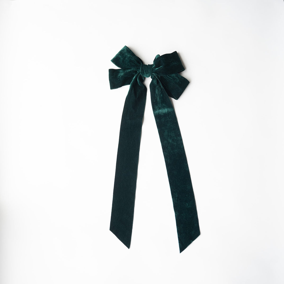 Double-Sided Velvet Clip-On Bow
