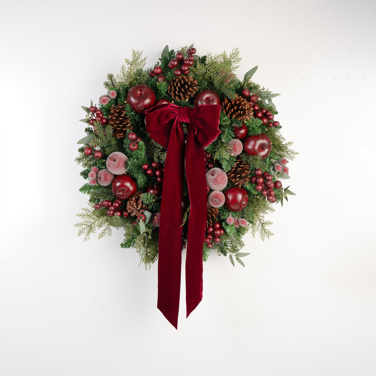 Double-Sided Velvet Clip-On Bow