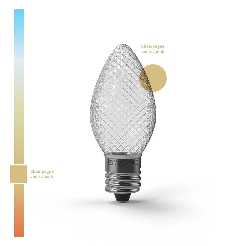 Christmas Faceted LED Bulbs (Box of 25) - Christmas World