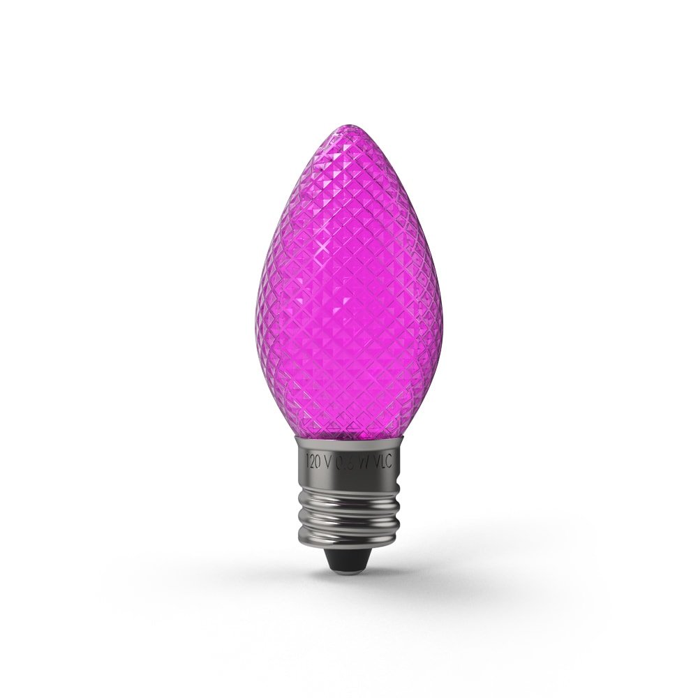 Christmas Faceted LED Bulbs (Box of 25) - Christmas World