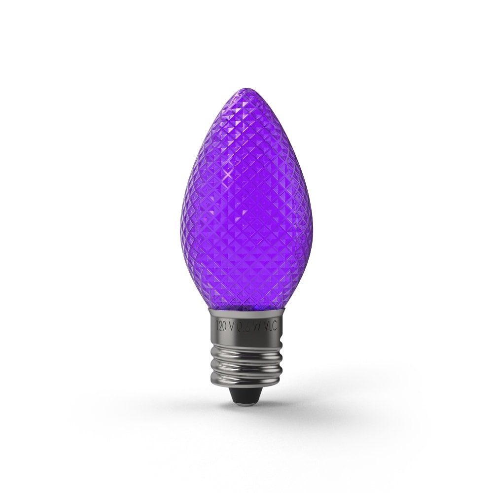 Christmas Faceted LED Bulbs (Box of 25) - Christmas World
