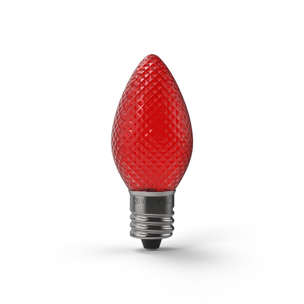 Christmas Faceted LED Bulbs (Box of 25) - Christmas World