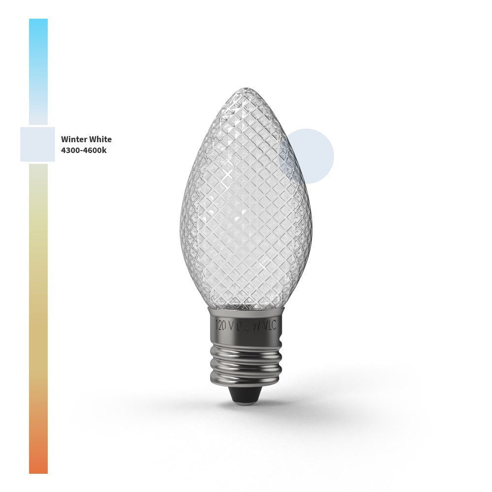 Christmas Faceted LED Bulbs (Box of 25) - Christmas World