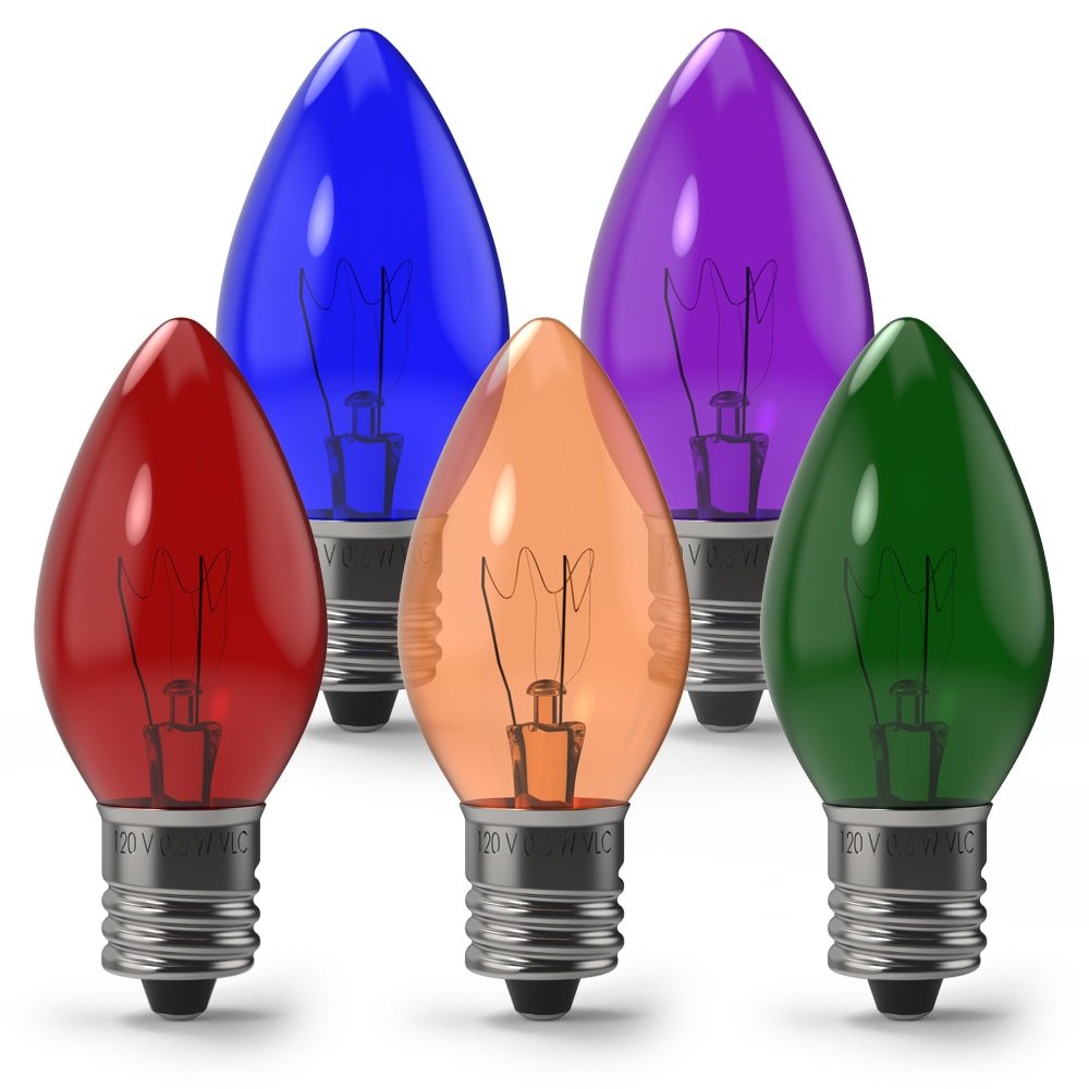 Transparent Incandescent Bulbs - Christmas World