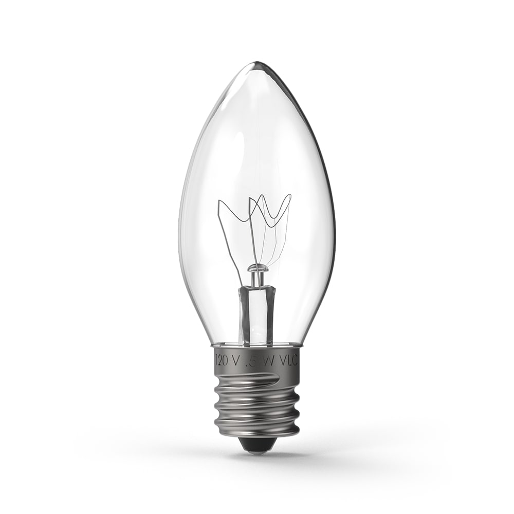 Transparent Incandescent Bulbs - Christmas World