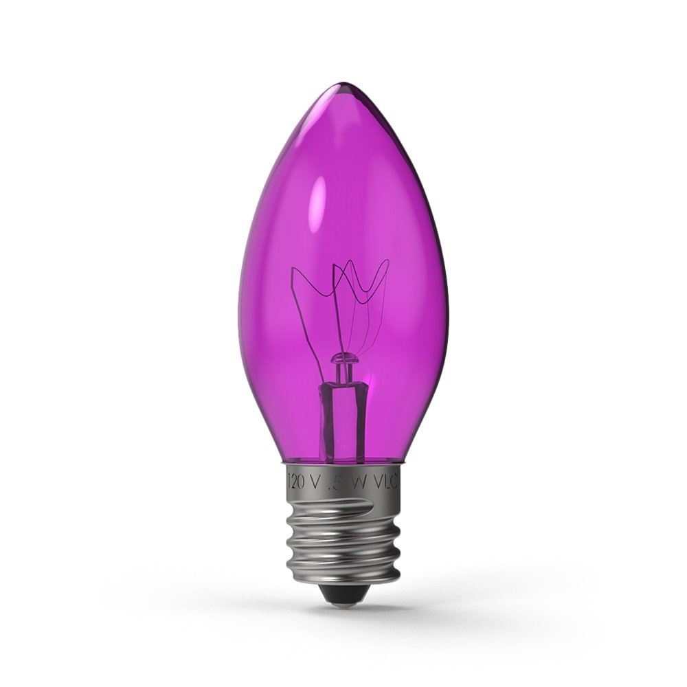 Transparent Incandescent Bulbs - Christmas World