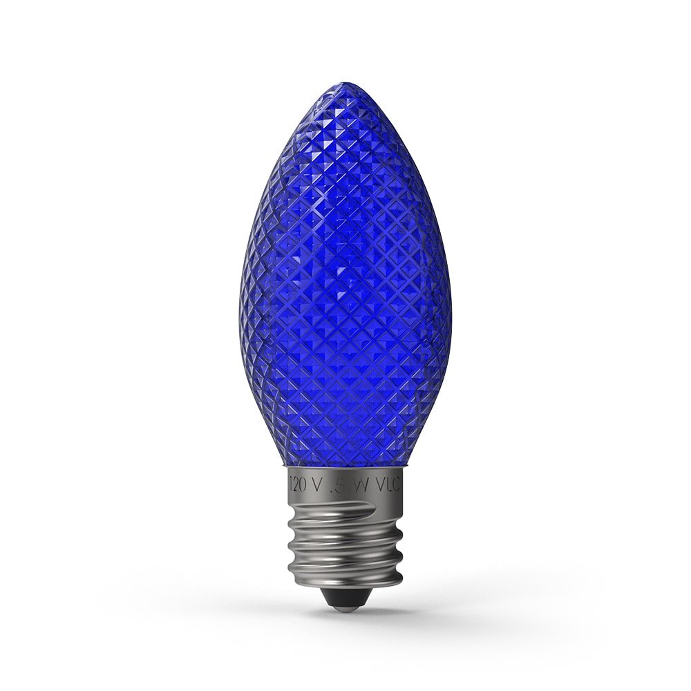 Christmas Faceted LED Bulbs (Box of 25) - Christmas World