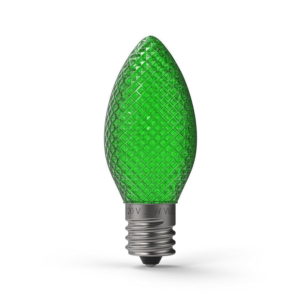 Christmas Faceted LED Bulbs (Box of 25) - Christmas World