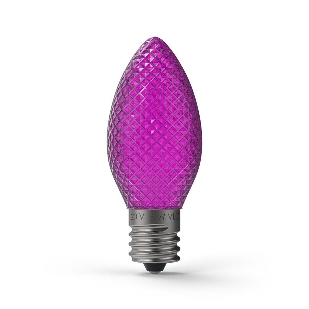 Christmas Faceted LED Bulbs (Box of 25) - Christmas World