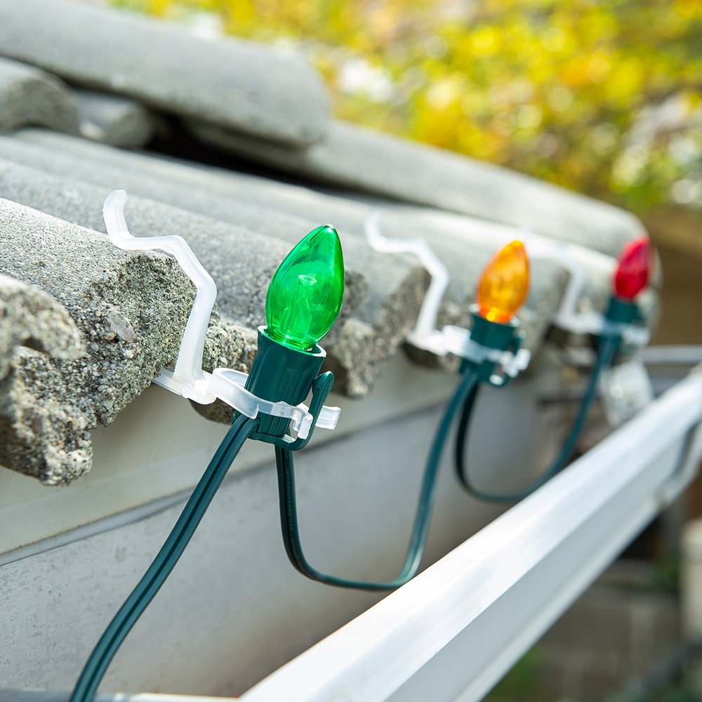 Clay Tile Clip - [Christmas Light Attachment Clip] - Christmas World