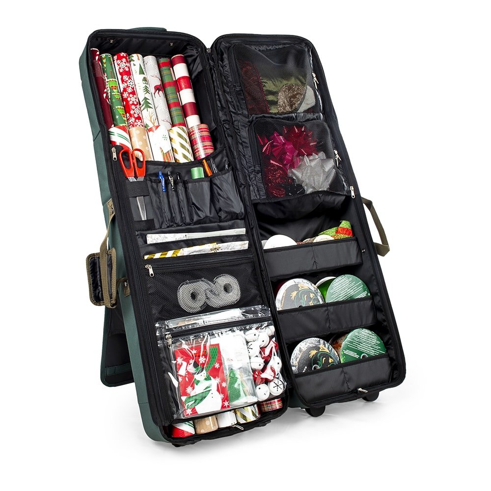 Deluxe Gift Wrapping Station & Storage - Christmas World