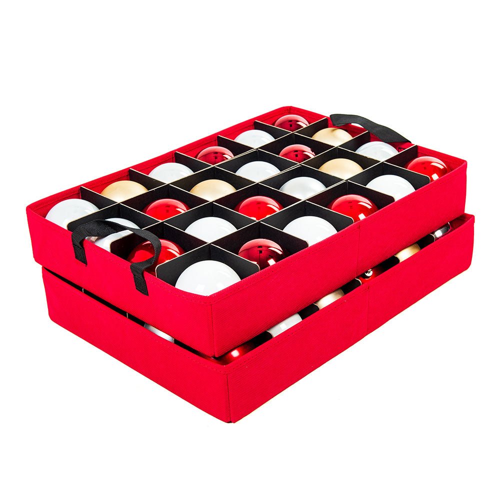 Two Tray Ornament Box - (48 Ornaments) - Christmas World