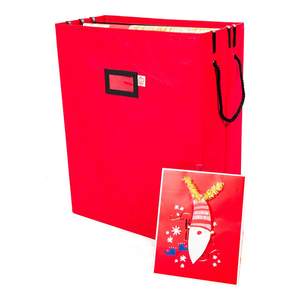 Gift Bag & Tissue Paper Storage Box - Christmas World