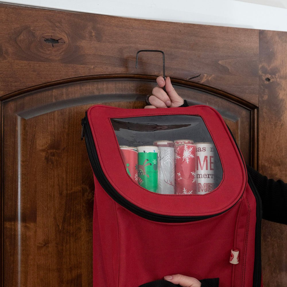 Rolling Wrapping Paper Storage Bag - Christmas World