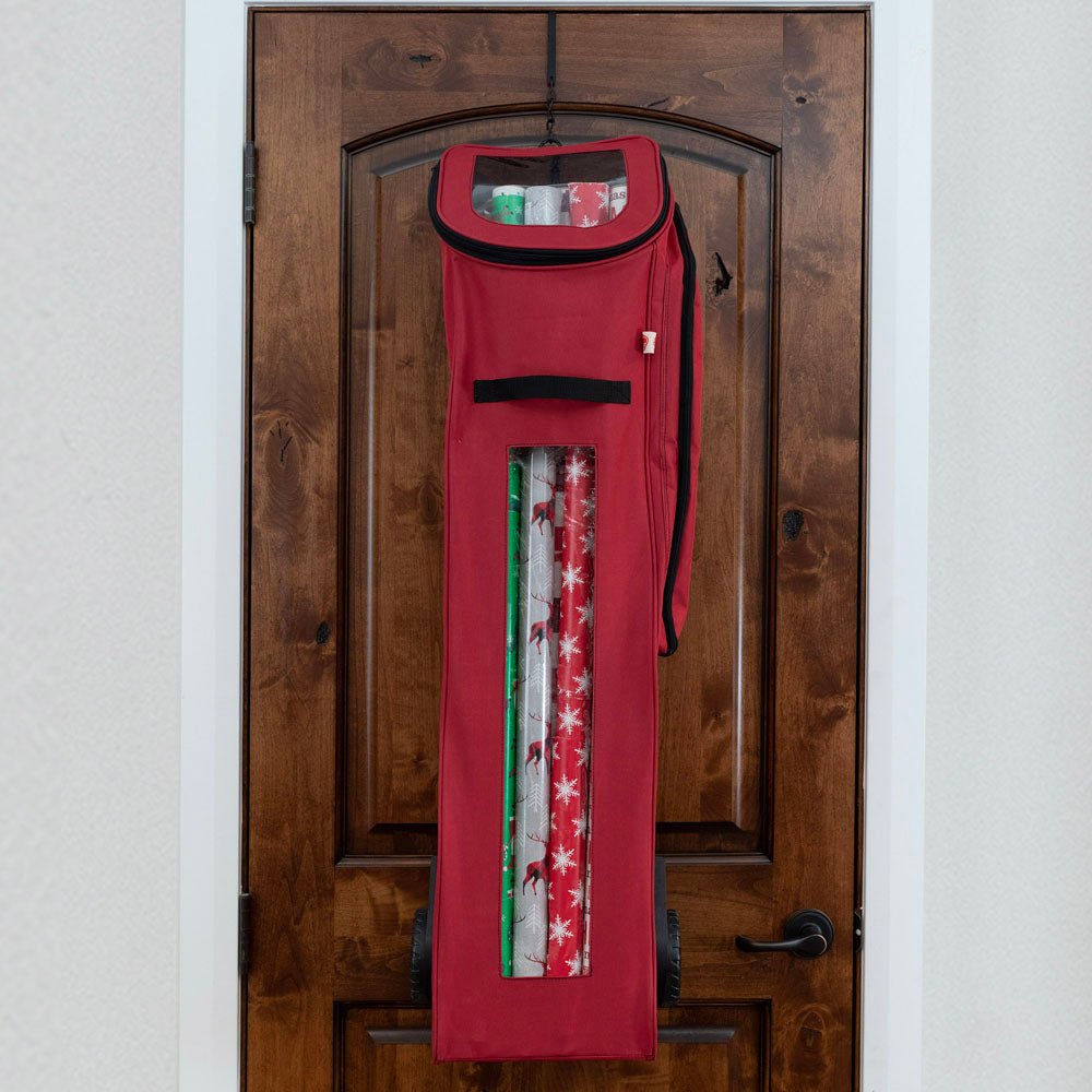 Rolling Wrapping Paper Storage Bag - Christmas World