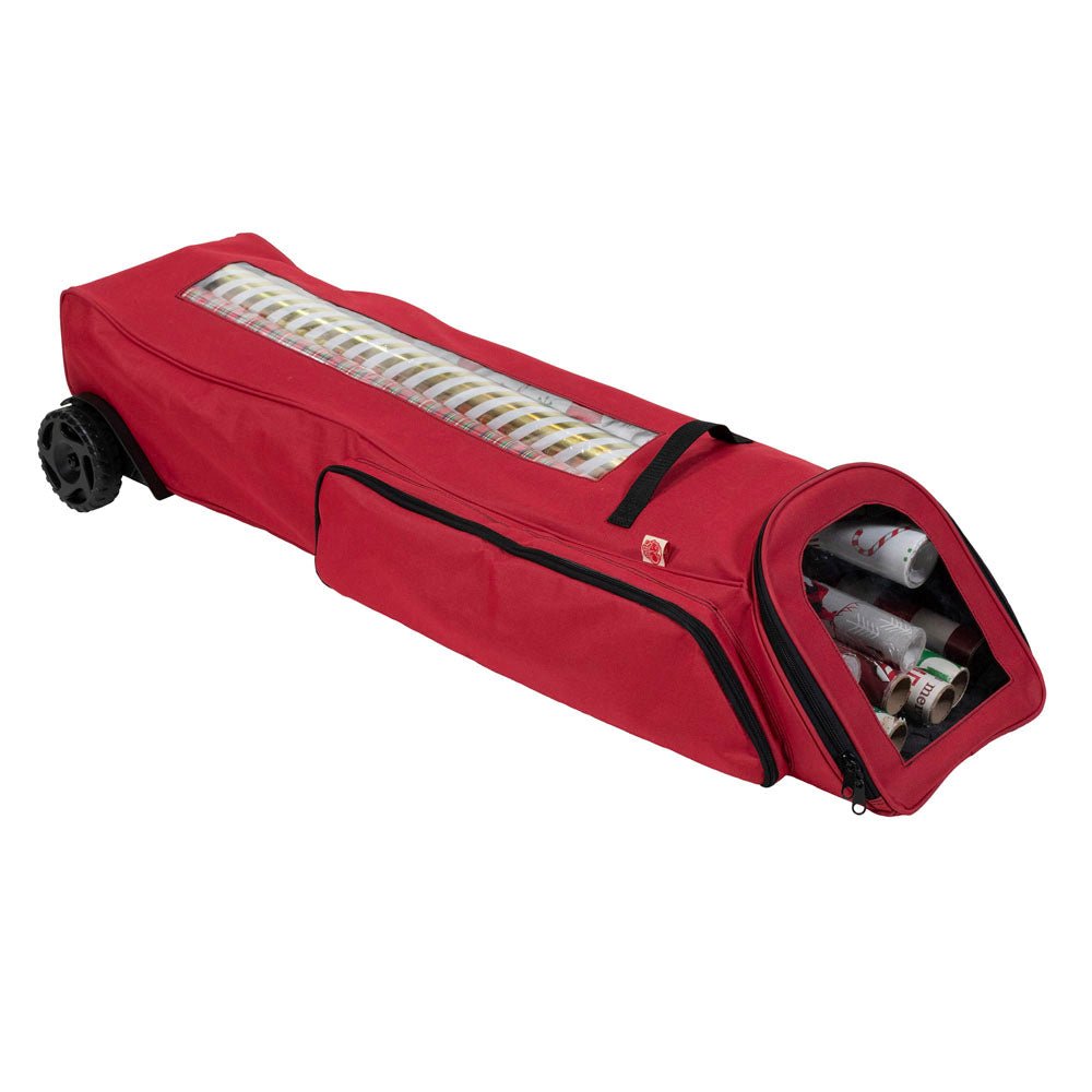 Rolling Wrapping Paper Storage Bag - Christmas World