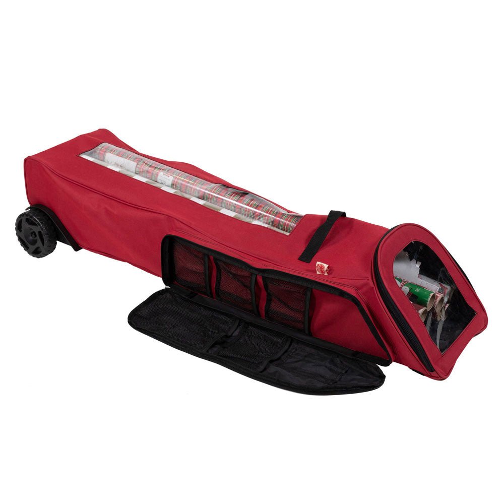 Rolling Wrapping Paper Storage Bag - Christmas World
