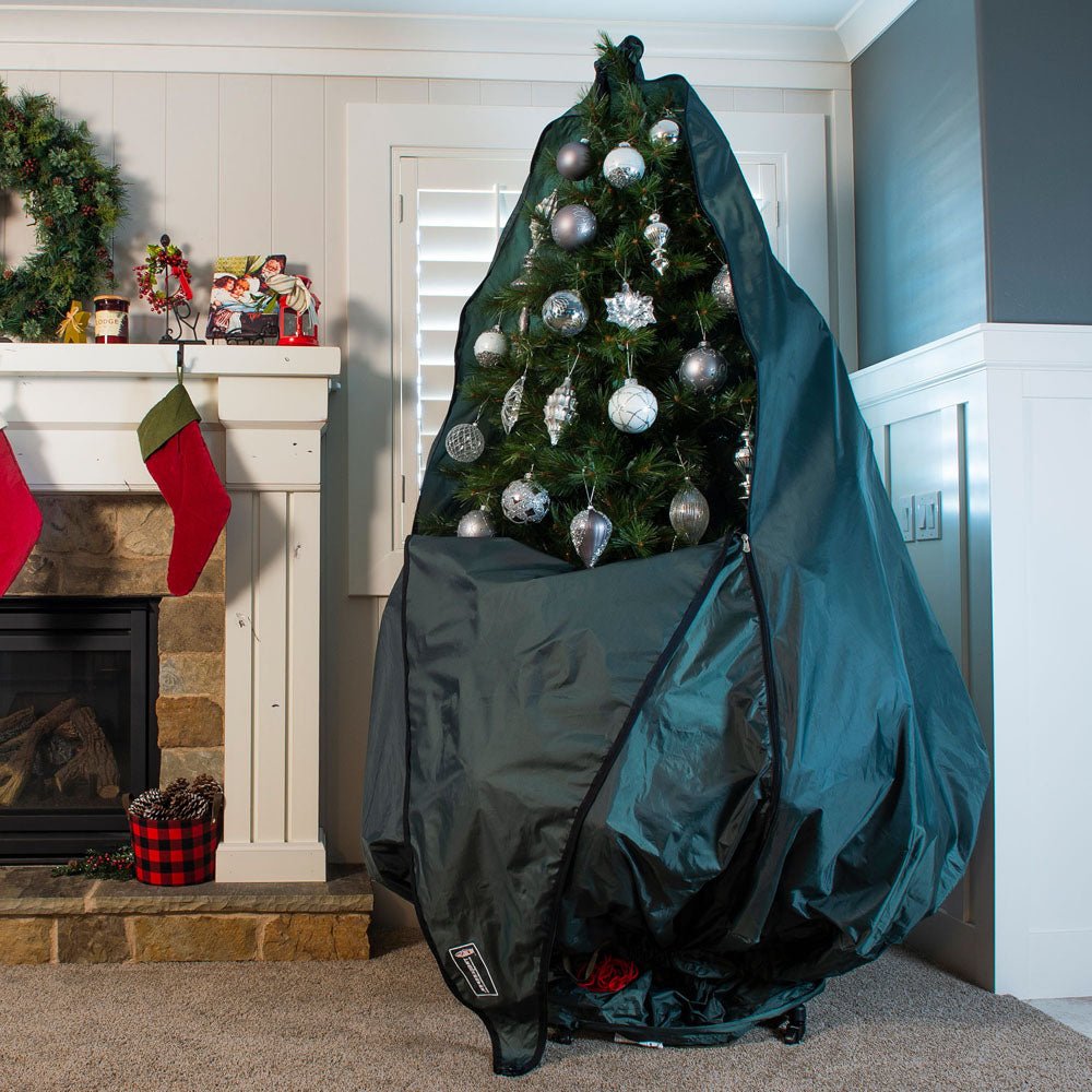 Decorated Upright Tree Storage Bag - Christmas World